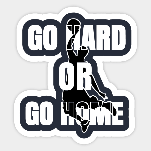 GO HARD OR HOME Sticker by Hoopers Heat